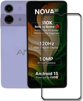 SNMART Edge To Edge Tempered Glass for Ai+ Nova 5G