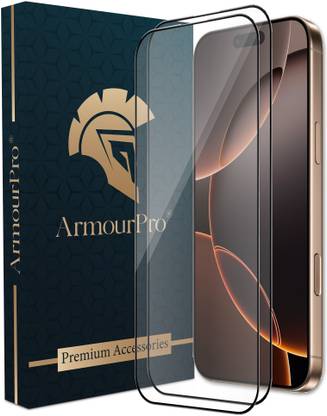ArmourPro Edge To Edge Tempered Glass for iPhone 16 Pro Max, Apple iPhone 16 Pro Max, 16 Pro Max