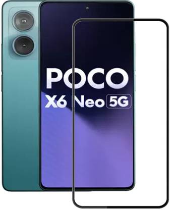 NSTAR Edge To Edge Tempered Glass for POCO X6 Neo 5G