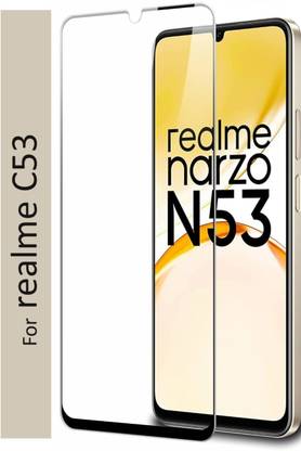 KWINE CASE Edge To Edge Tempered Glass for Realme C53