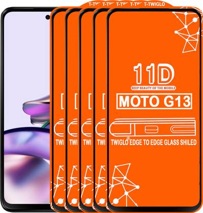 TWIGLO Edge To Edge Tempered Glass for MOTO G13