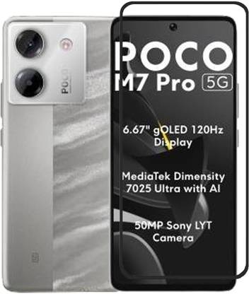 welldesign Edge To Edge Tempered Glass for POCO M7 Pro 5G