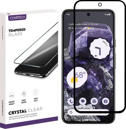 CZARTECH Edge To Edge Tempered Glass for Google Pixel 8a 5G