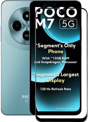NSTAR Edge To Edge Tempered Glass for Poco M7 5G