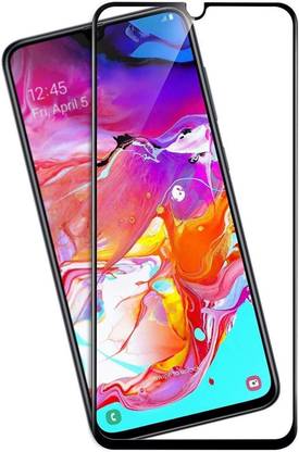 NaturalBuy Edge To Edge Tempered Glass for Samsung Galaxy A70,Samsung Galaxy A70s-Top Notch Edge to Edge Full Screen Coverage [Anti-Scratch] [9H Gorilla] [Free Cleaning Kit Included]