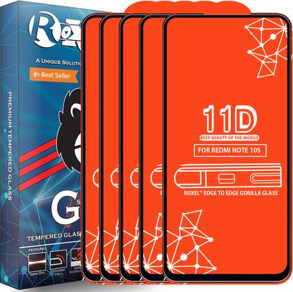 Roxel Edge To Edge Tempered Glass for Redmi Note 10S