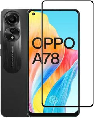 NSTAR Edge To Edge Tempered Glass for OPPO A78, OPPO A78 4G, (F6.43")