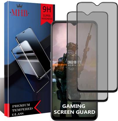 MHB Edge To Edge Tempered Glass for Samsung M10, Samsung A10, TECNO POP 5, Vivo Y1s, Vivo Y90, Vivo Y91C, Vivo Y95, Vivo Y93, Vivo Y91i, Vivo Y91, Realme 3, Oppo A11K, Oppo A12s, Oppo A12, Oppo A7, Oppo A5s, Samsung M01s, Samsung A10s Matte Ceramic (Flexible)