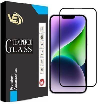 VILLA Edge To Edge Tempered Glass for Apple Iphone 13 Pro Max - 9H Hardness, Oleophobic Coating, Bubble-Free Screen Protector