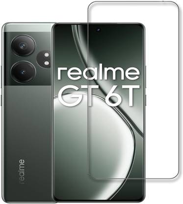 INFINITYWORLD Edge To Edge Tempered Glass for Realme GT 6T, Realme GT 6T 5G, [UV]