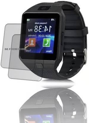 Aleena Edge To Edge Tempered Glass for DZ09 Smartwatch Screen Guard 0.826