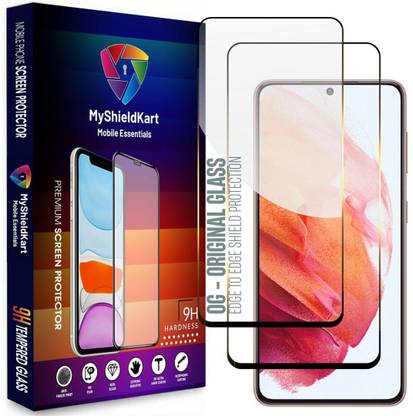 MyShieldKart Edge To Edge Tempered Glass for Samsung S21|S20 5G(6.2 Inch)