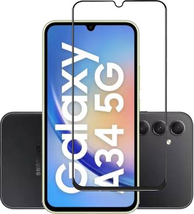 NSTAR Edge To Edge Tempered Glass for Samsung Galaxy A34 5G, Samsung Galaxy A34 5G(V6.6)