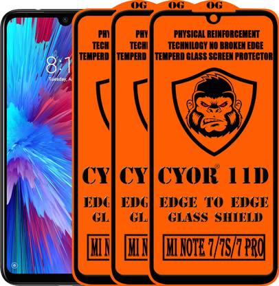 CYOR Edge To Edge Tempered Glass for REDMI NOTE 7 PRO
