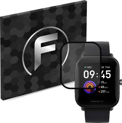 FIRST MART Edge To Edge Tempered Glass for Amazefit BIP U