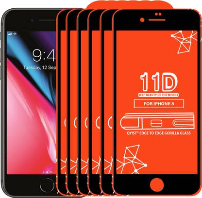 Qyist Edge To Edge Tempered Glass for Apple iPhone 8