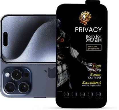 BHIMADA Edge To Edge Tempered Glass for IPHONE_15_PRO