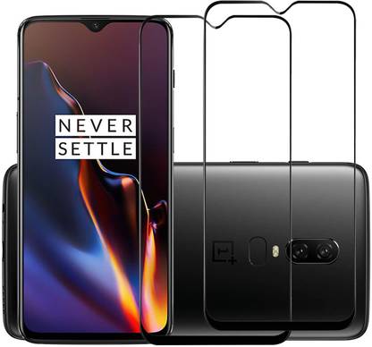 9H Edge To Edge Tempered Glass for Oneplus 6T-| Tempered Glass Screen Protector Guard | Full Glue Curved Tempered Glass | Bubble Free Installation |