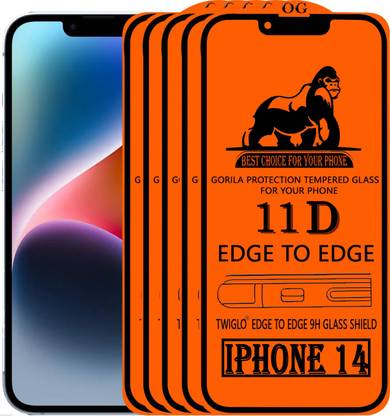 TWIGLO Edge To Edge Tempered Glass for IPHONE 14