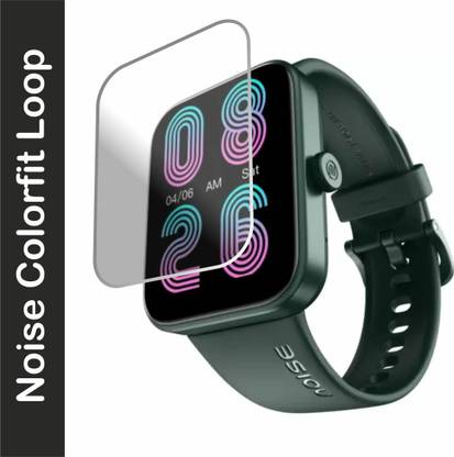 JSGROWITTECH Edge To Edge Tempered Glass for Noise Colorfit Loop Advanced BT Calling Smart Watch