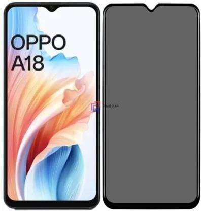 Resolute Edge To Edge Tempered Glass for Oppo A18, DelhiGear Glass, Privacy Screen Protector, Privacy Tempered Glass, Screen Guard, Mobile Glass