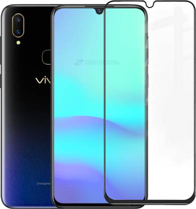 DSR Digital Edge To Edge Tempered Glass for Vivo V11 Pro, HD Clear, Bubble-Free, Anti-Scratch with Full Screen Coverage & Easy Installation Kit