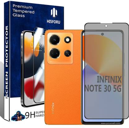 CaptainMobile Edge To Edge Tempered Glass for Infinix Note 30 Matte Ceramic (Flexible) Best For Gaming
