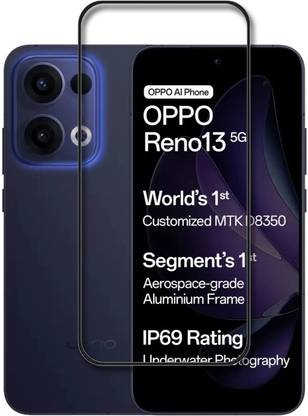 SNMART Edge To Edge Tempered Glass for Oppo Reno13 5G, Oppo Reno 13 5G