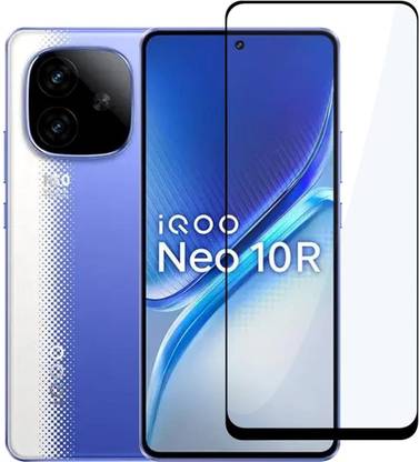 EITANSHA CREATION Edge To Edge Tempered Glass for Vivo iQOO Neo 10R 5G, iQOO Neo 10R