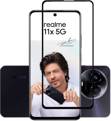 NKCASE Edge To Edge Tempered Glass for Realme 11x 5G