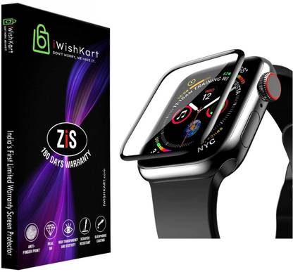 iWishKart Edge To Edge Tempered Glass for Fastrack REFLEX SMART, Inch, Smart Watch NOT Included, NOT Tempered Glass, Curved Screen Guard