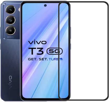 NKCASE Edge To Edge Tempered Glass for Vivo T3 5G