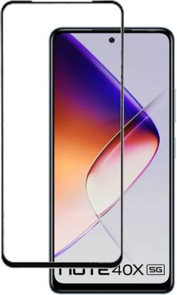 symlcart Edge To Edge Tempered Glass for Infinix Note 40X 5G, Tecno Camon 19, Tecno Camon 19 Pro, Tecno Camon 19 Pro 5G, Tecno Pova 5 Pro 5G