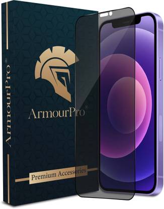 ArmourPro Edge To Edge Tempered Glass for Apple iPhone 12 Mini, iPhone 12 Mini, Privacy Protection