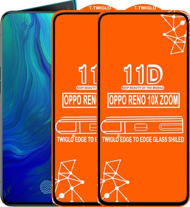 TWIGLO Edge To Edge Tempered Glass for OPPO RENO 10X ZOOM