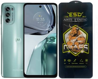 Resolute Edge To Edge Tempered Glass for Motorola Moto G82 5G, ESD Tempered Glass, ESD Screen Protector, Anti Static, Screen Protector