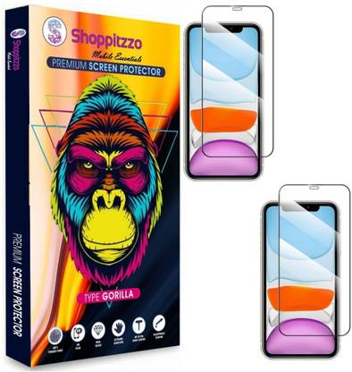 Shoppitzzo Edge To Edge Tempered Glass for iPhone 11|iPhone XR (6.1 Inch)**DuraGlass**Millitary Grade-Anti Explosion-Tempered Glass/Full Screen Coverage-Edge to Edge/9H Hardness/With Easy Installation Kit