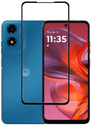 KMPERED Edge To Edge Tempered Glass for MOTOROLA g05, Moto G05, Motorola moto g05