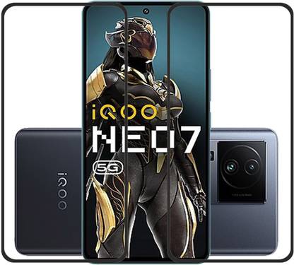 NSTAR Edge To Edge Tempered Glass for iQOO Neo 7 5G, iQOO Neo 7 5G (6.44)