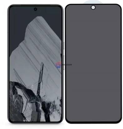 TELESHIELD Edge To Edge Tempered Glass for Google Pixel 8 Pro, DelhiGear Glass, Privacy Screen Protector, Privacy Tempered Glass, Screen Guard, Mobile Glass