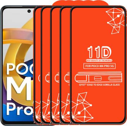 Qyist Edge To Edge Tempered Glass for Poco M4 Pro 5G