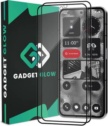 Gadget Glow Edge To Edge Tempered Glass for Nothing Phone 2 5G, Nothing Phone 2, Nothing 1