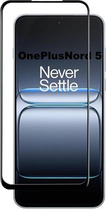 VAlight Edge To Edge Tempered Glass for OnePlus Nord 5 5G, Premium Tempered glass with Self Installation Guide - Wet & Dry wipes,