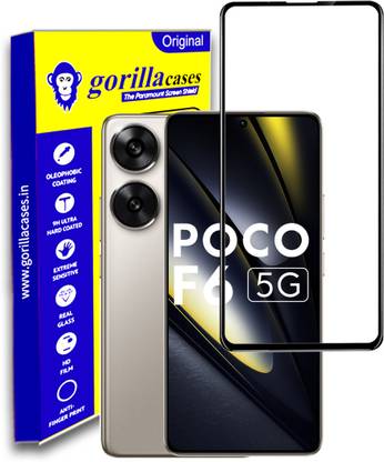 Gorilla Cases Edge To Edge Tempered Glass for POCO F6 5G
