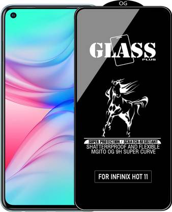 MGito Edge To Edge Tempered Glass for Infinix Hot 11