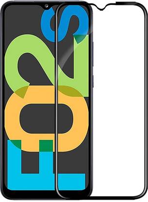 NaturalBuy Edge To Edge Tempered Glass for Samsung Galaxy M02s- [9H Gorilla][Anti-Scratch] [Free Cleaning Kit Included]