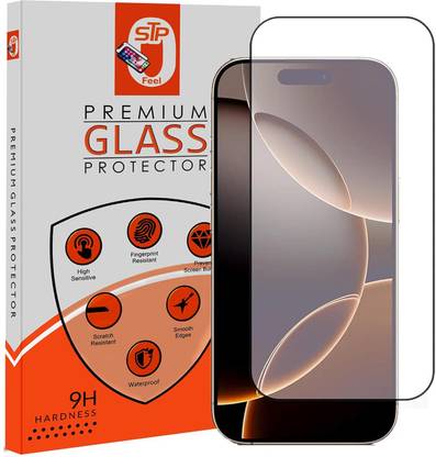 STP FEEL Edge To Edge Tempered Glass for iPhone 16 Pro 5G Gaming AG Matte Screen Protector Guard