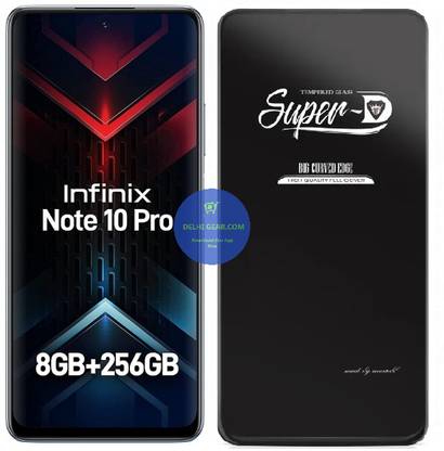 Resolute Edge To Edge Tempered Glass for Infinix Note 10 Pro, Super D Edge Glass, Super D Tempered Glass, Super D Screen Protector