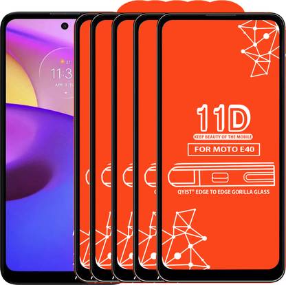 Qyist Edge To Edge Tempered Glass for Motorola E40