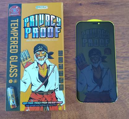 ESD Edge To Edge Tempered Glass for IPHONE 16 PRO MAX, Privacy Anti Spy Glass with Matte Finish